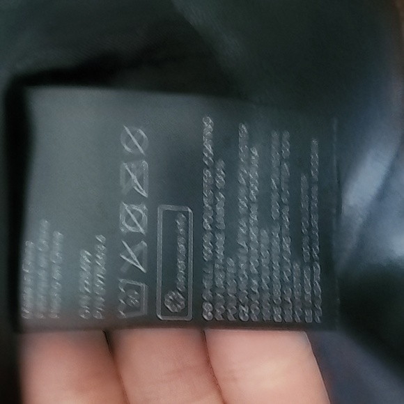 H&M Black Faux Leather Biker Jacket - Picture 5 of 6